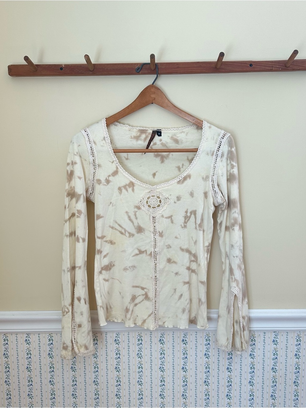 Language Los Angeles Tie Dye Long Sleeve Top